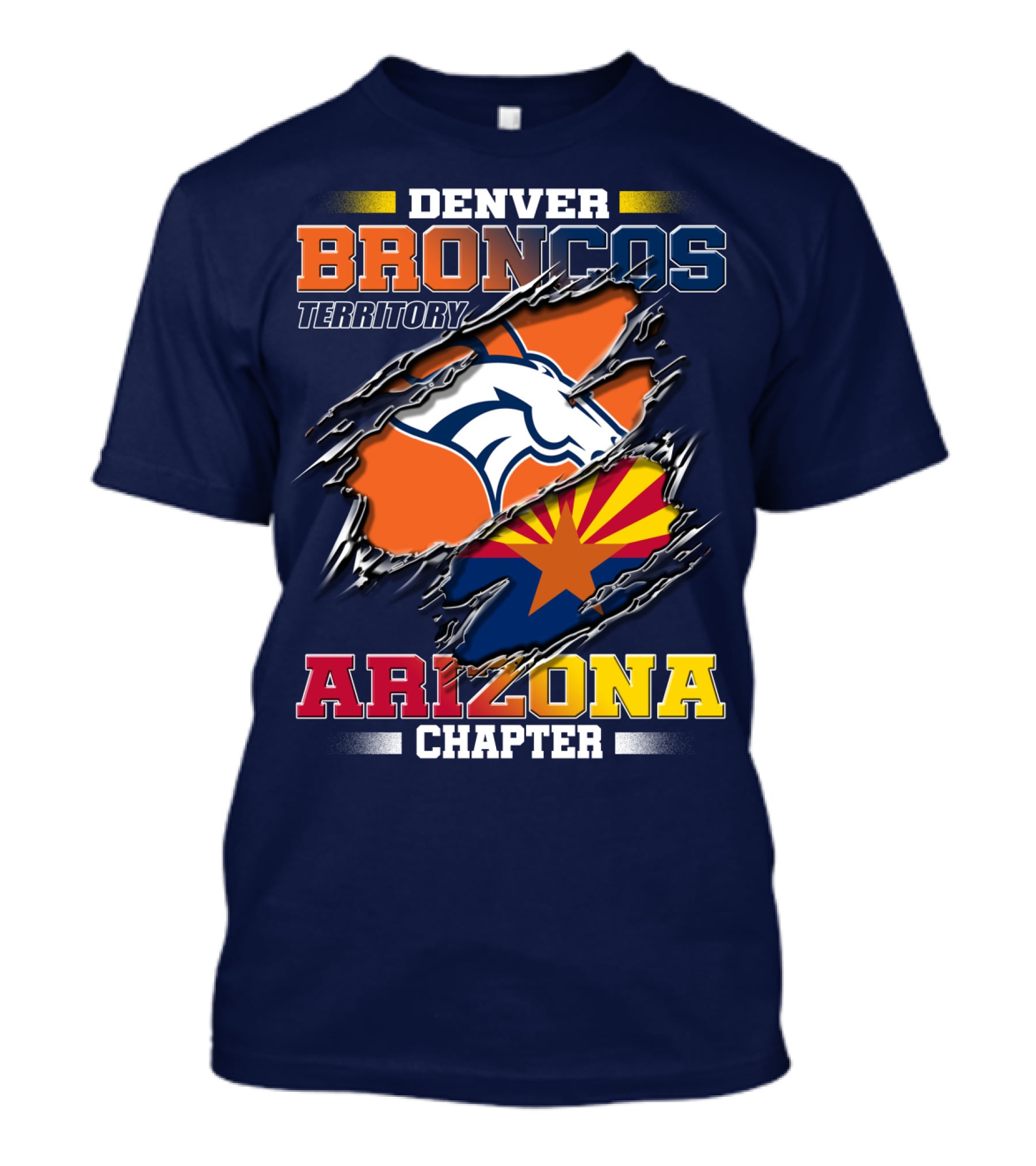 Denver Broncos Territory Arizona Chapter T-Shirt
