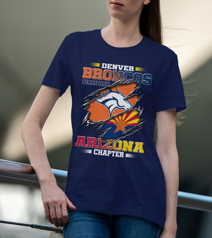 Denver Broncos Territory Arizona Chapter T-Shirt