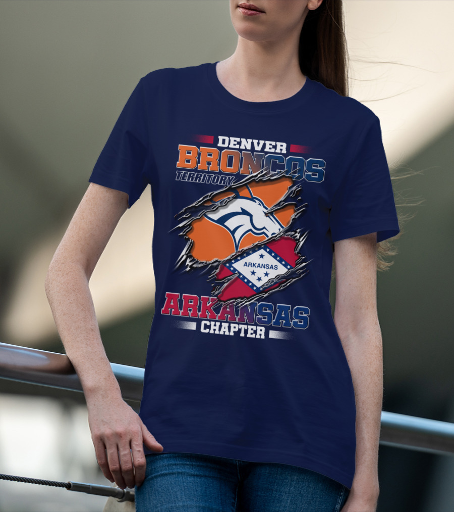 Denver Broncos Territory Arkansas Chapter T-Shirt