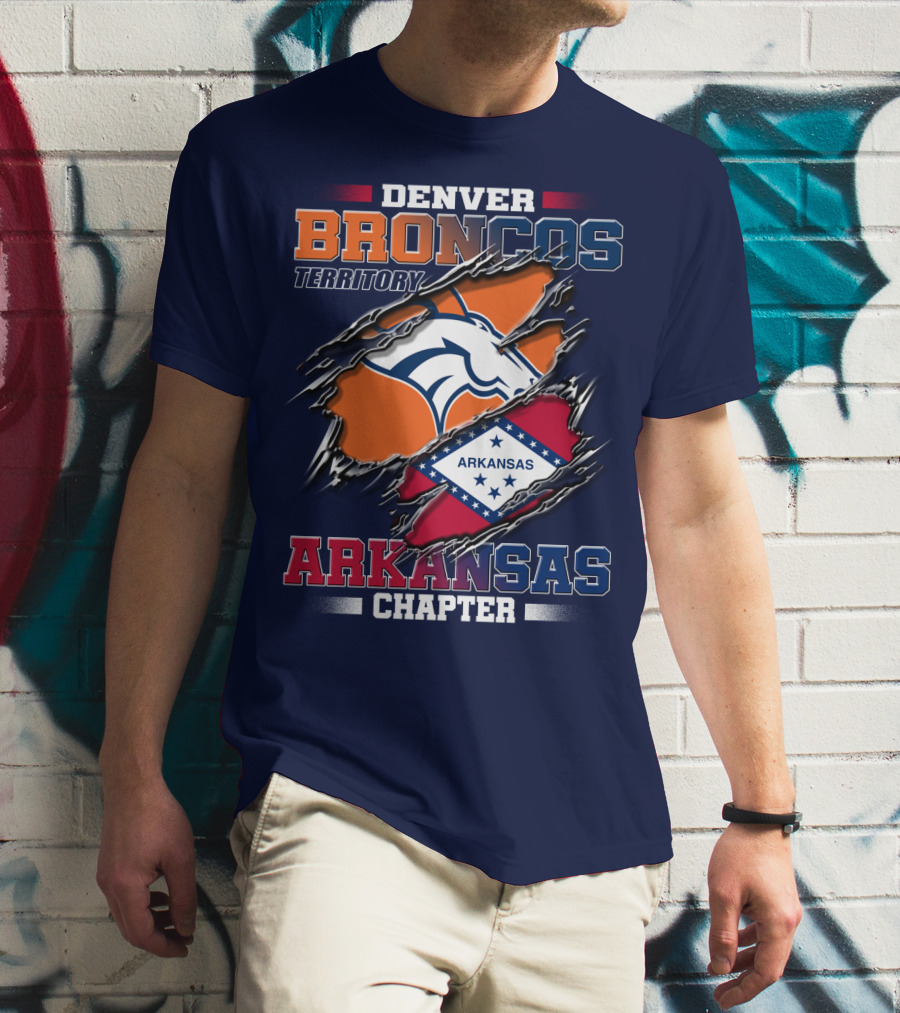 Denver Broncos Territory Arkansas Chapter T-Shirt