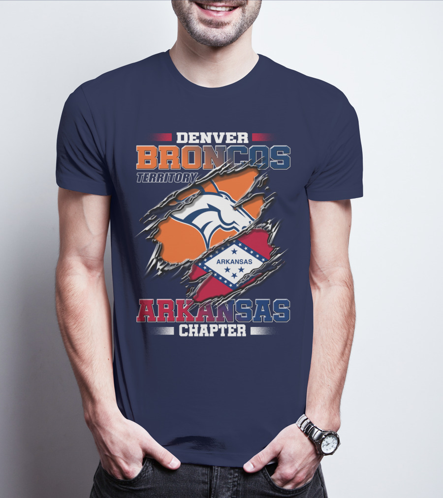 Denver Broncos Territory Arkansas Chapter T-Shirt