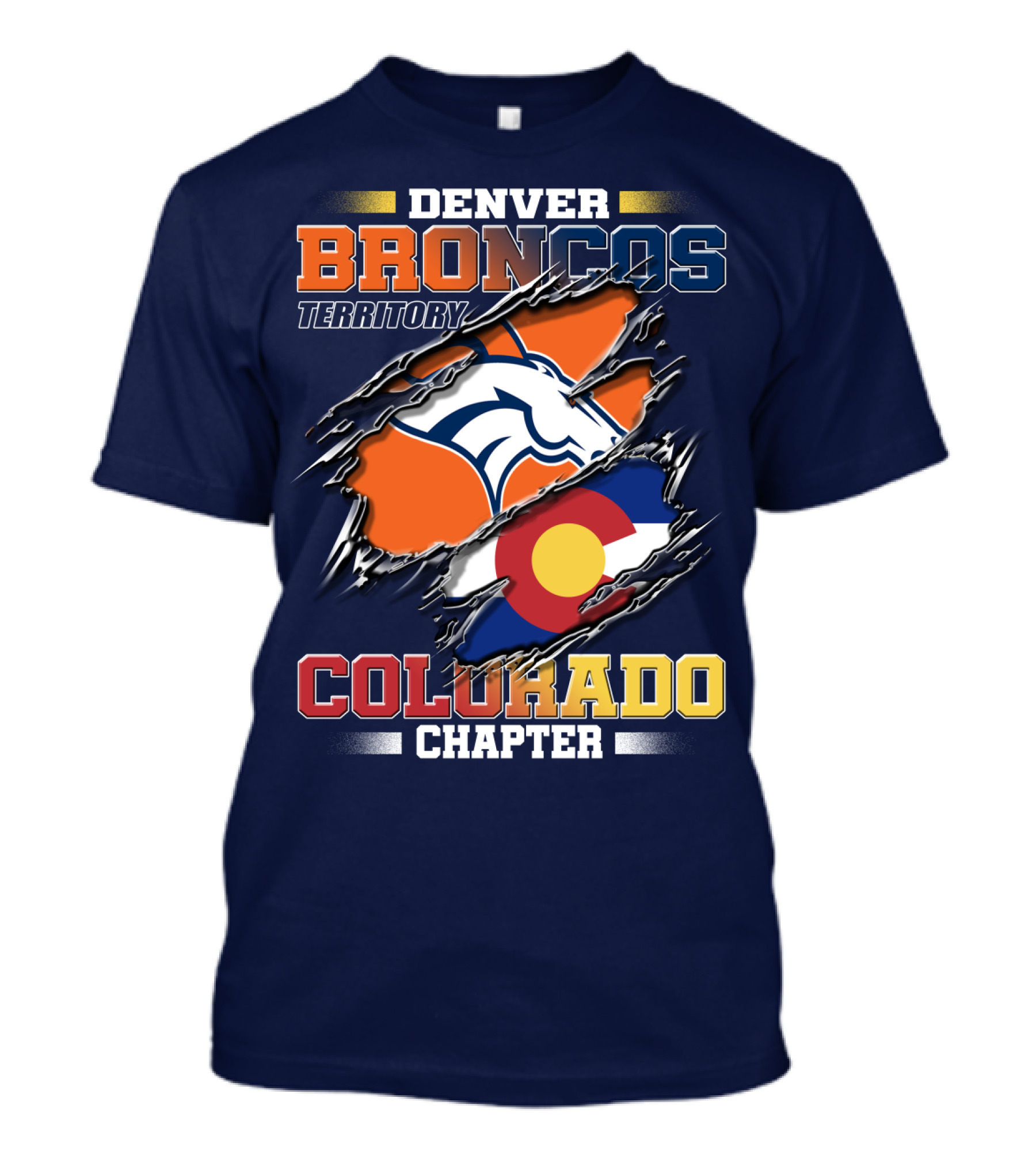 Denver Broncos Territory Colorado Chapter T-Shirt