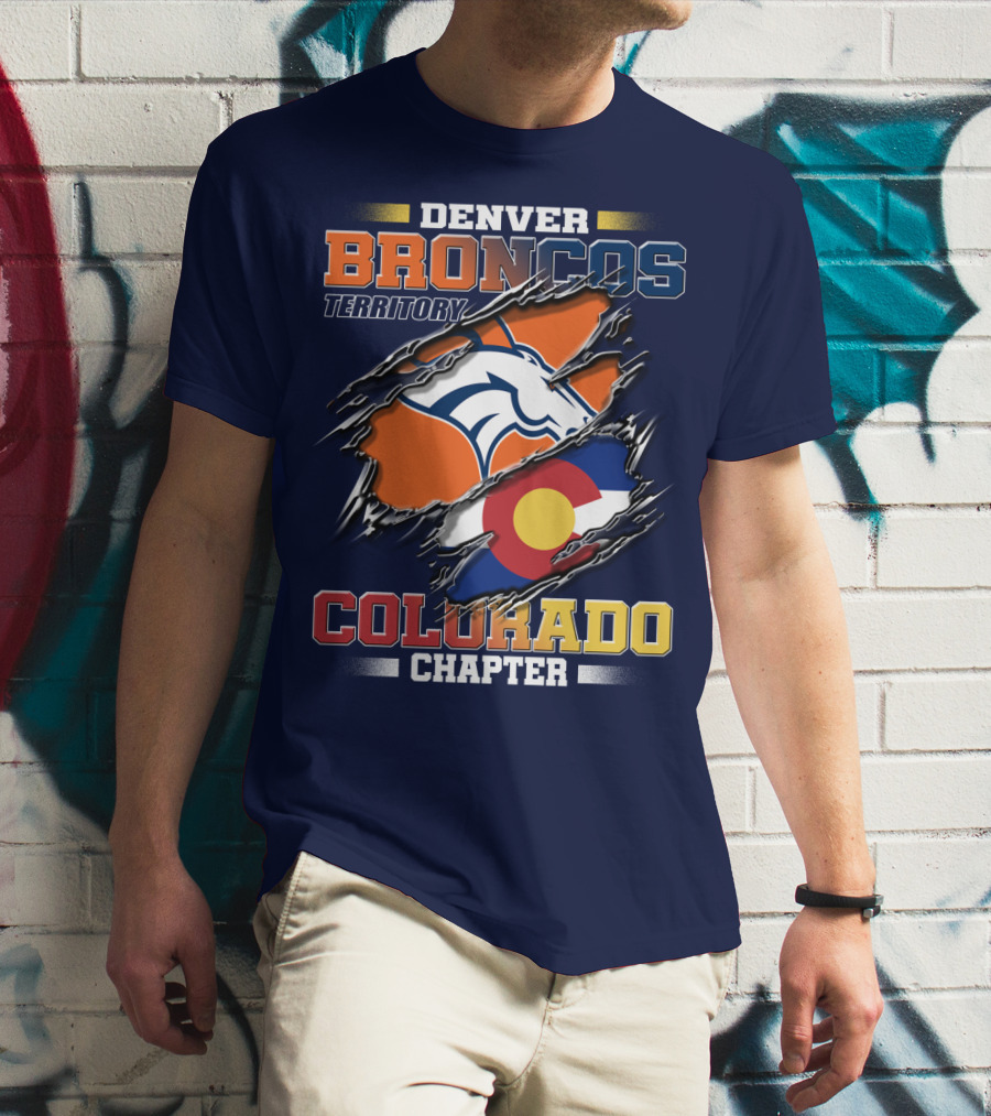Denver Broncos Territory Colorado Chapter T-Shirt