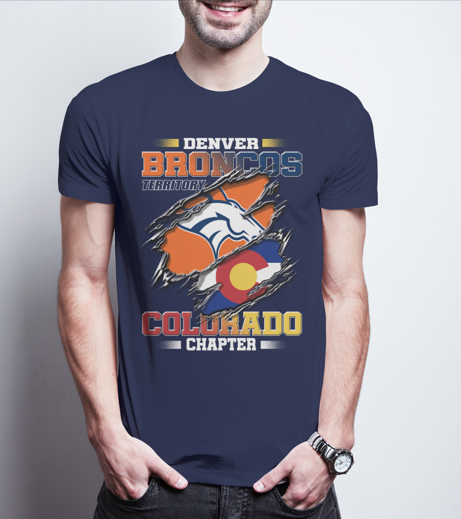 Denver Broncos Territory Colorado Chapter T-Shirt