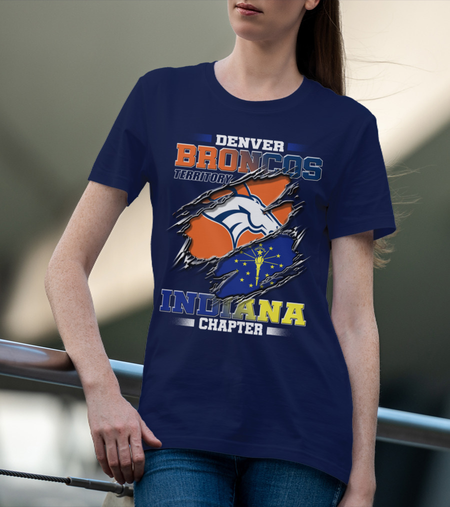 Denver Broncos Territory Indiana Chapter T-Shirt