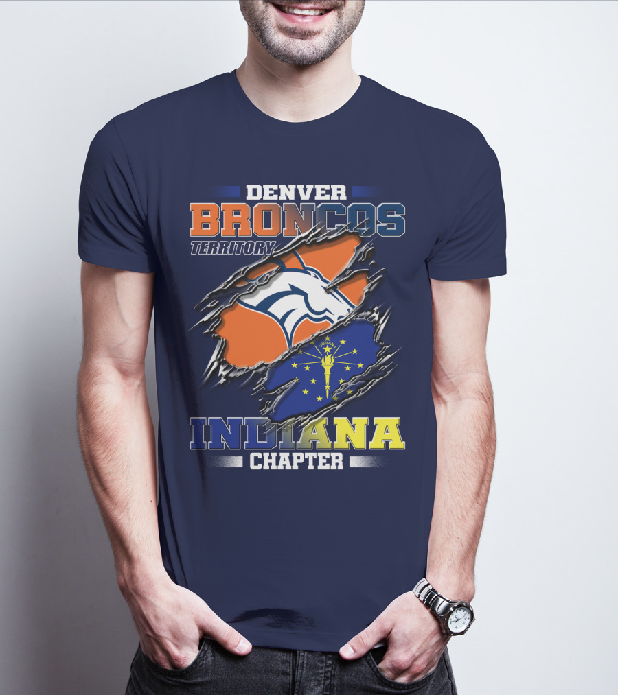 Denver Broncos Territory Indiana Chapter T-Shirt
