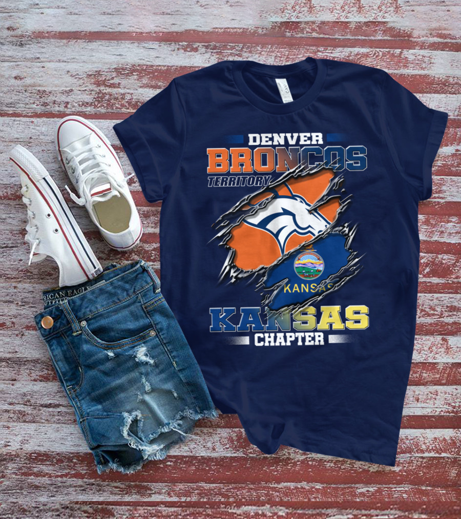 Denver Broncos Territory Kansas Chapter T-Shirt