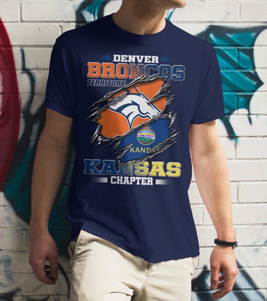 Denver Broncos Territory Kansas Chapter T-Shirt