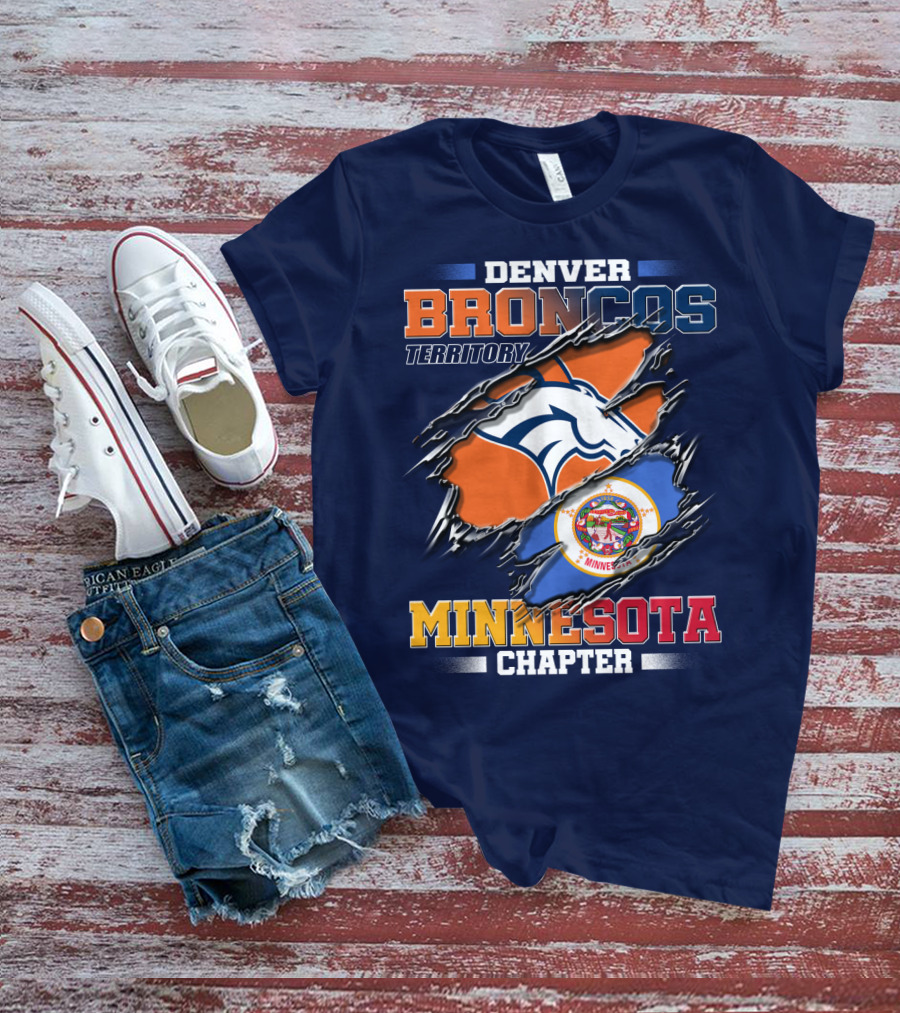 Denver Broncos Territory Minnesota Chapter T-Shirt