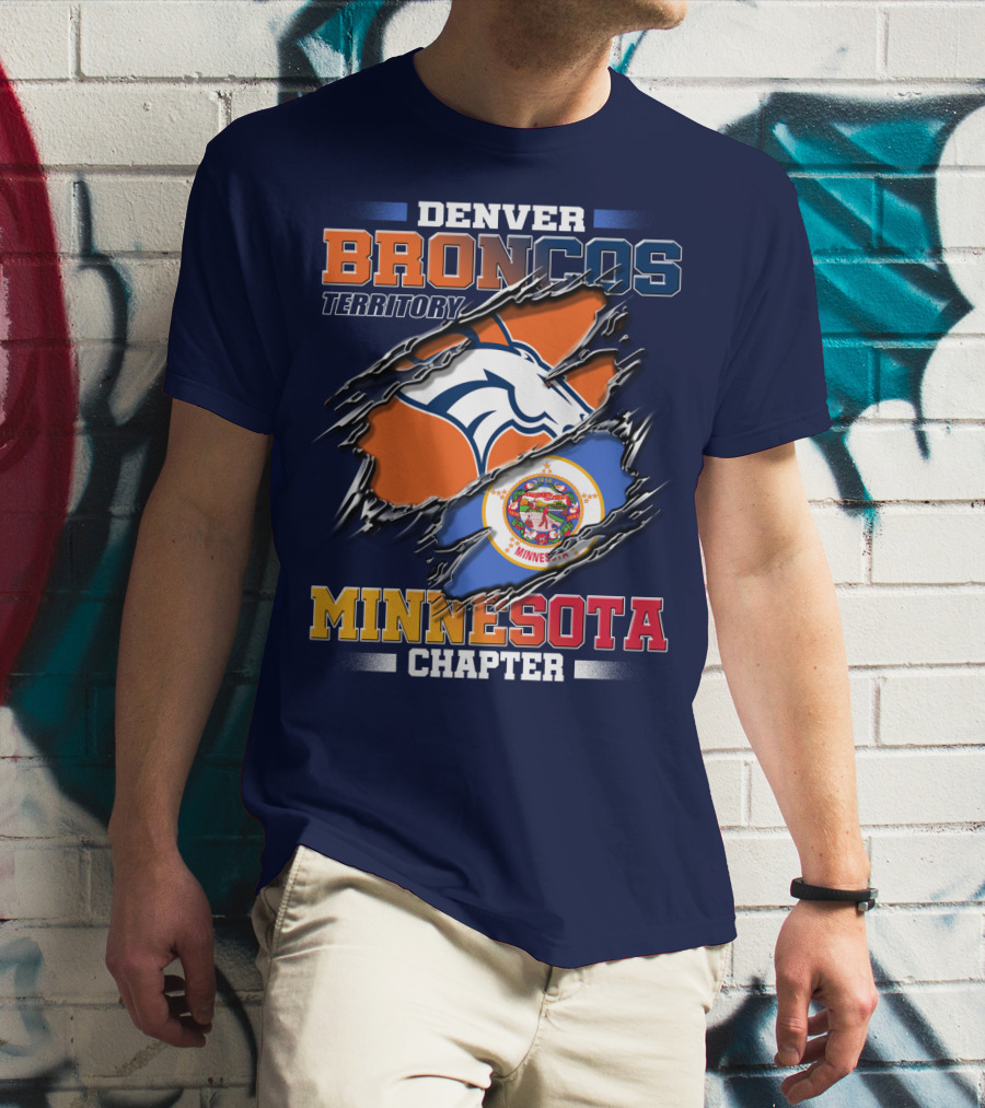 Denver Broncos Territory Minnesota Chapter T-Shirt