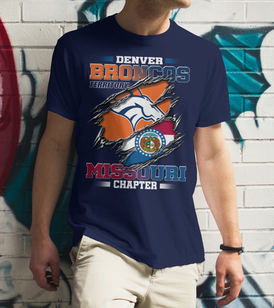 Denver Broncos Territory Missouri Chapter T-Shirt