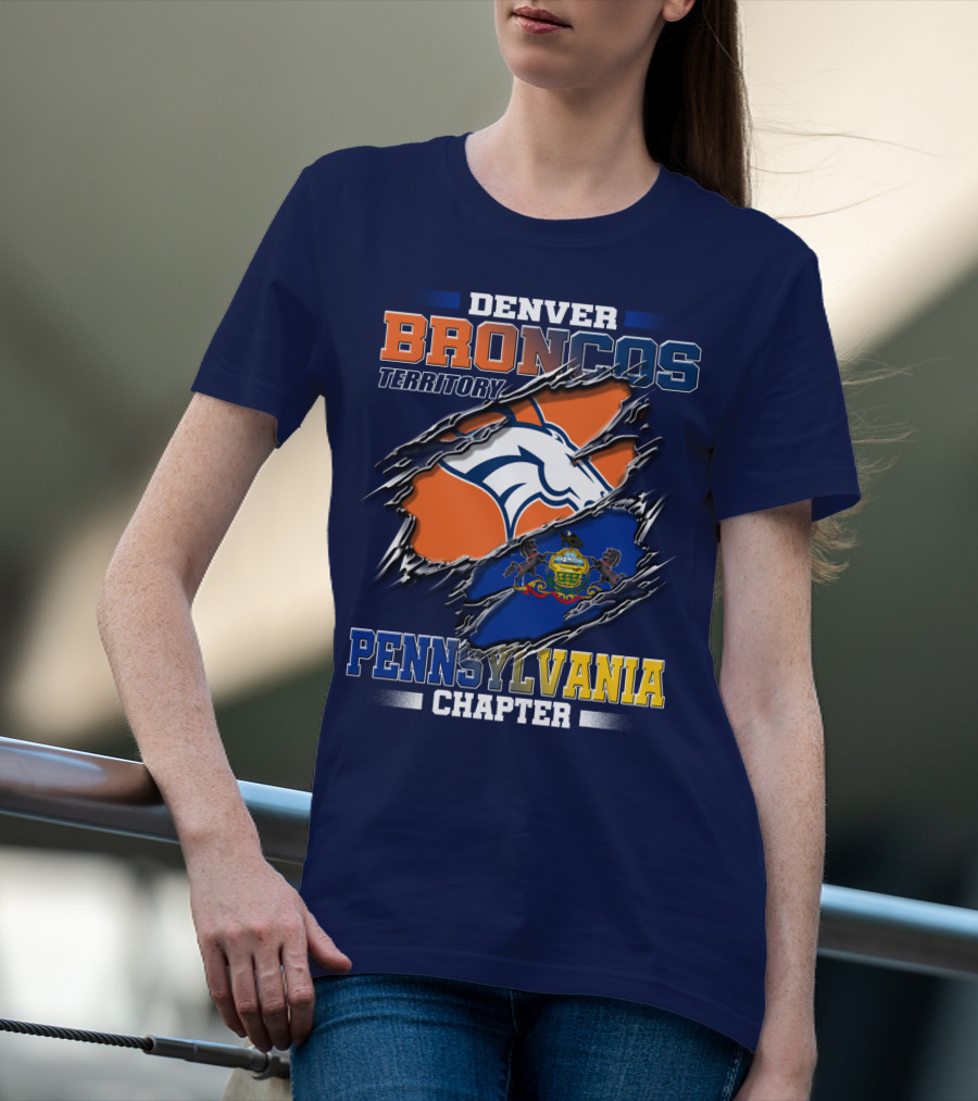 Denver Broncos Territory Pennsylvania Chapter T-Shirt