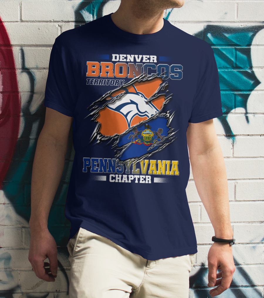 Denver Broncos Territory Pennsylvania Chapter T-Shirt