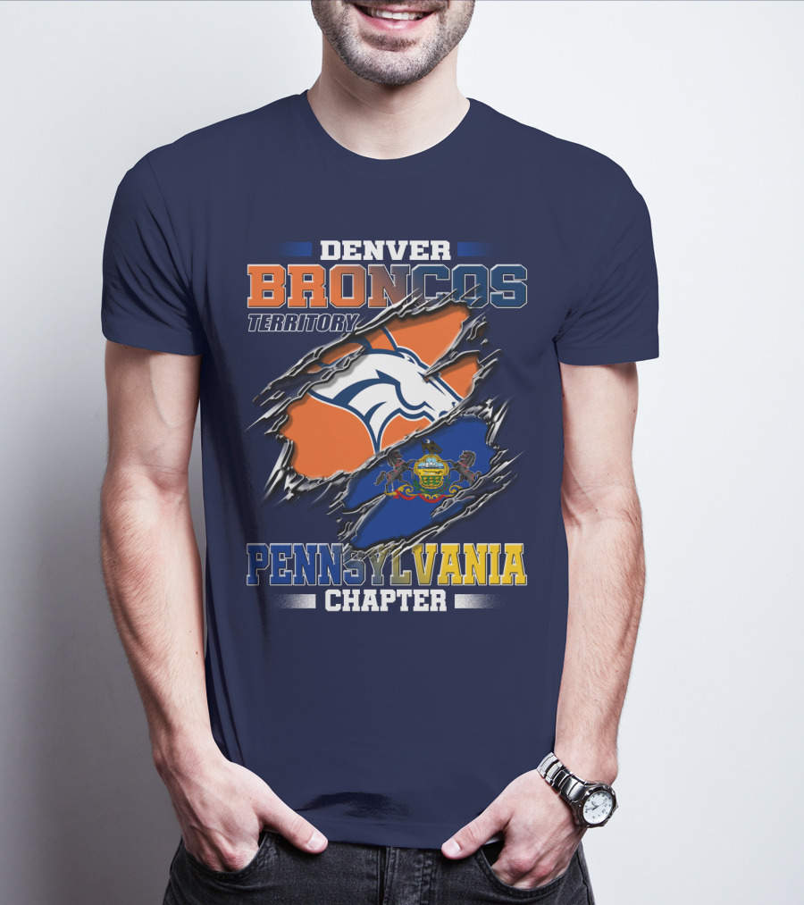 Denver Broncos Territory Pennsylvania Chapter T-Shirt