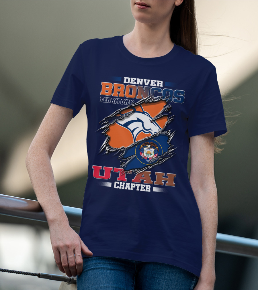 Denver Broncos Territory Utah Chapter T-Shirt