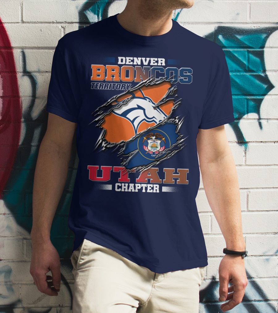 Denver Broncos Territory Utah Chapter T-Shirt