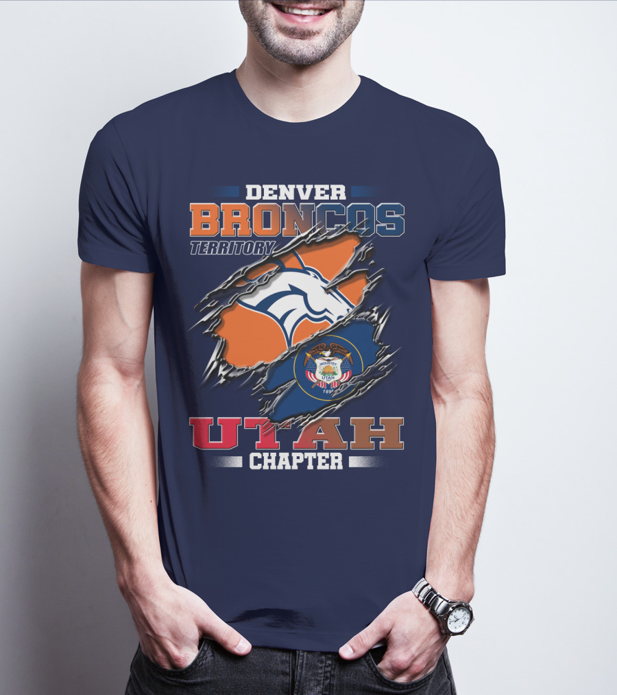 Denver Broncos Territory Utah Chapter T-Shirt