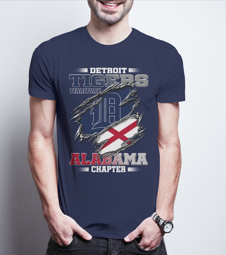Detroit Tigers Territory Alabama Chapter T-Shirt