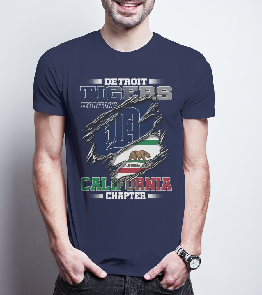 Detroit Tigers Territory California Chapter T-Shirt