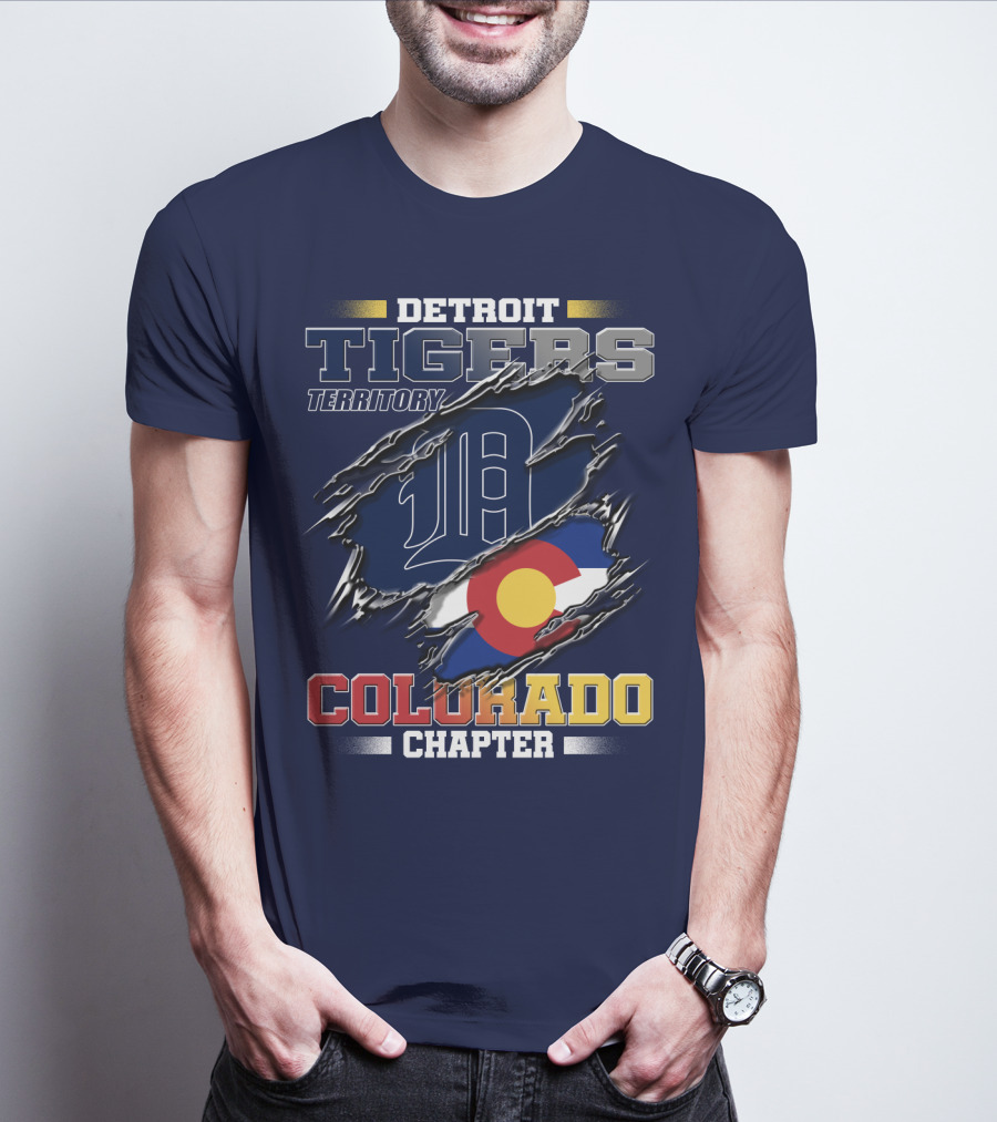 Detroit Tigers Territory Colorado Chapter T-Shirt