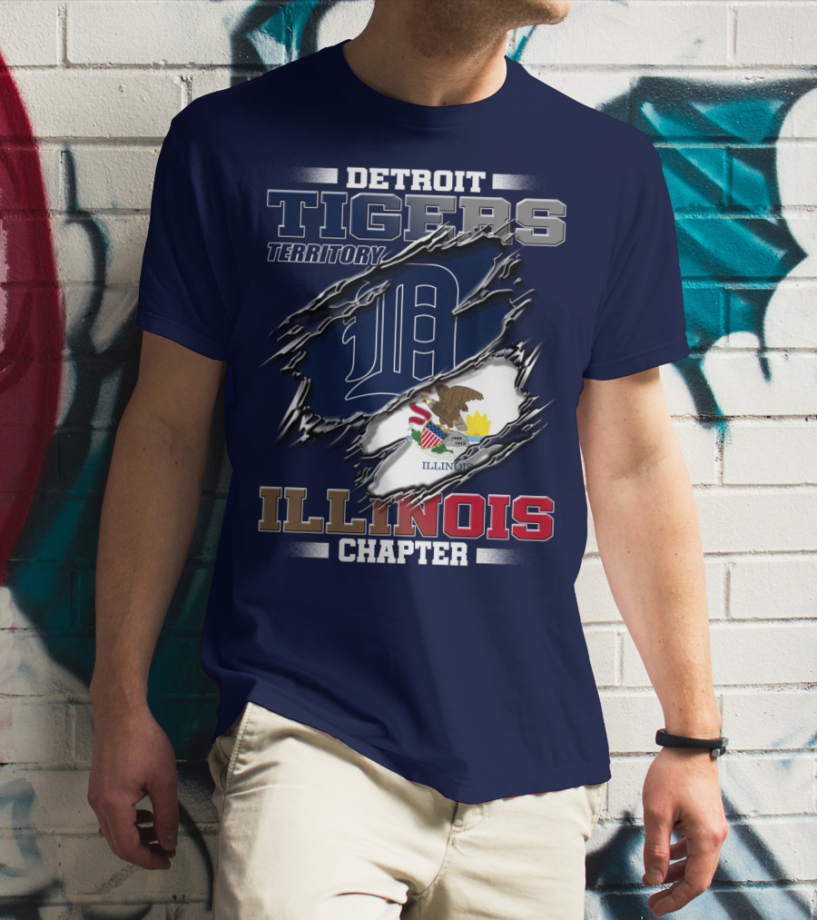 DETROIT TIGERS TERRITORY ILLINOIS CHAPTER T-Shirt