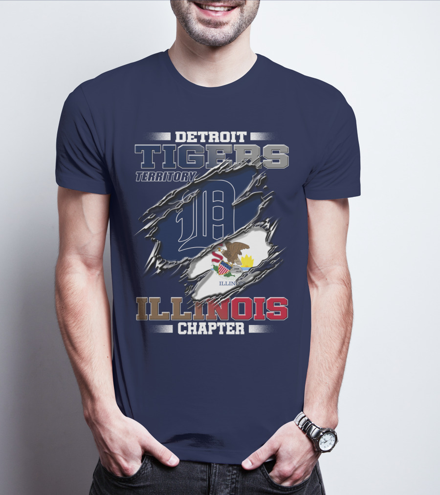 DETROIT TIGERS TERRITORY ILLINOIS CHAPTER T-Shirt