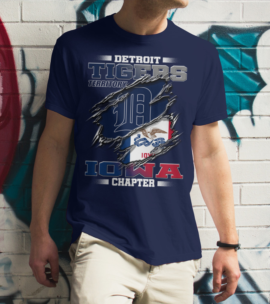 Detroit Tigers Territory Iowa Chapter T-Shirt