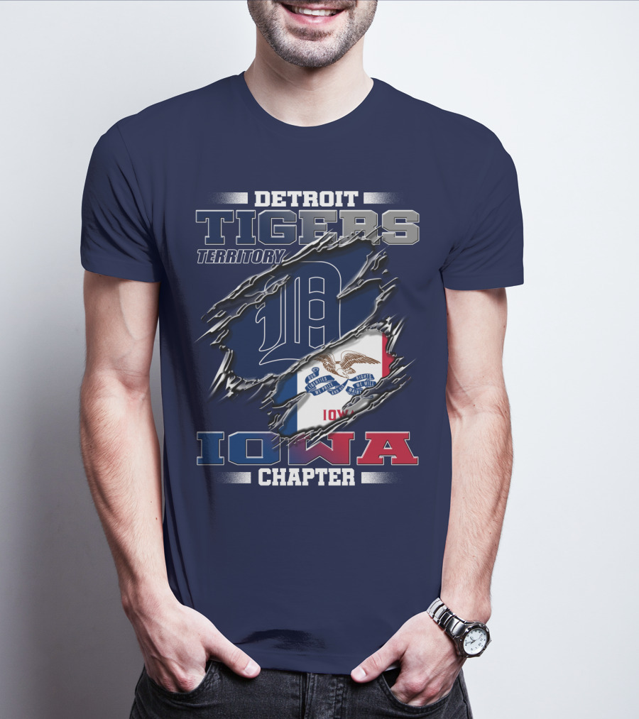 Detroit Tigers Territory Iowa Chapter T-Shirt