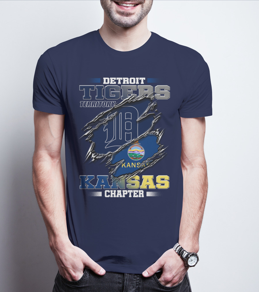 Detroit Tigers Territory Kansas Chapter T-Shirt