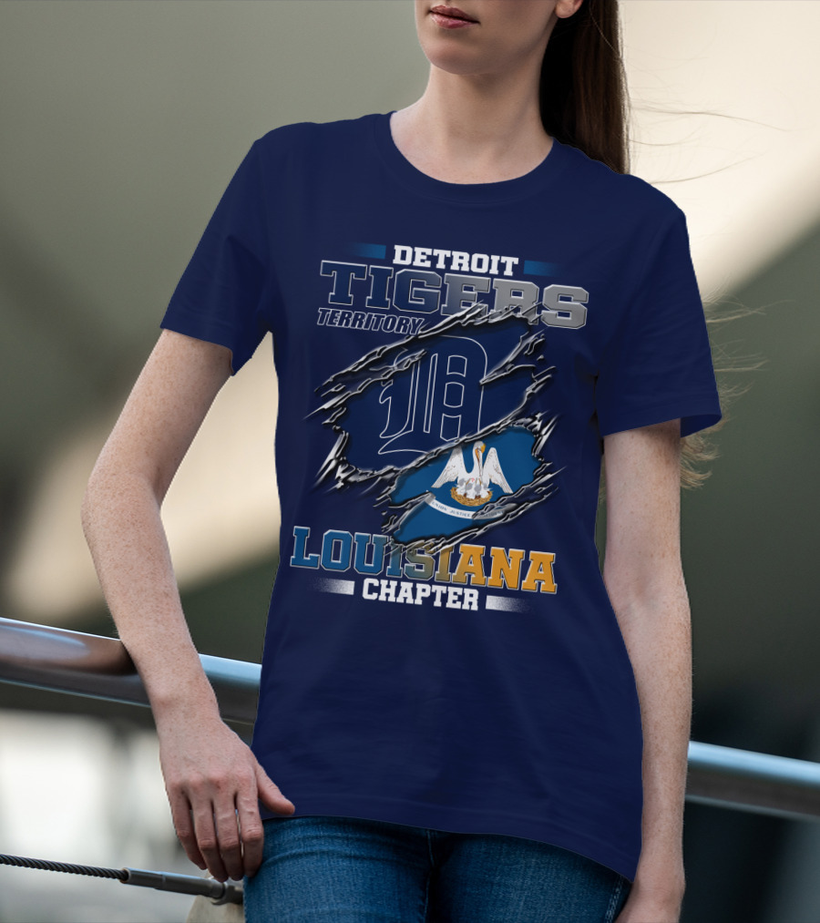 DETROIT TIGERS TERRITORY LOUISIANA CHAPTER T-Shirt