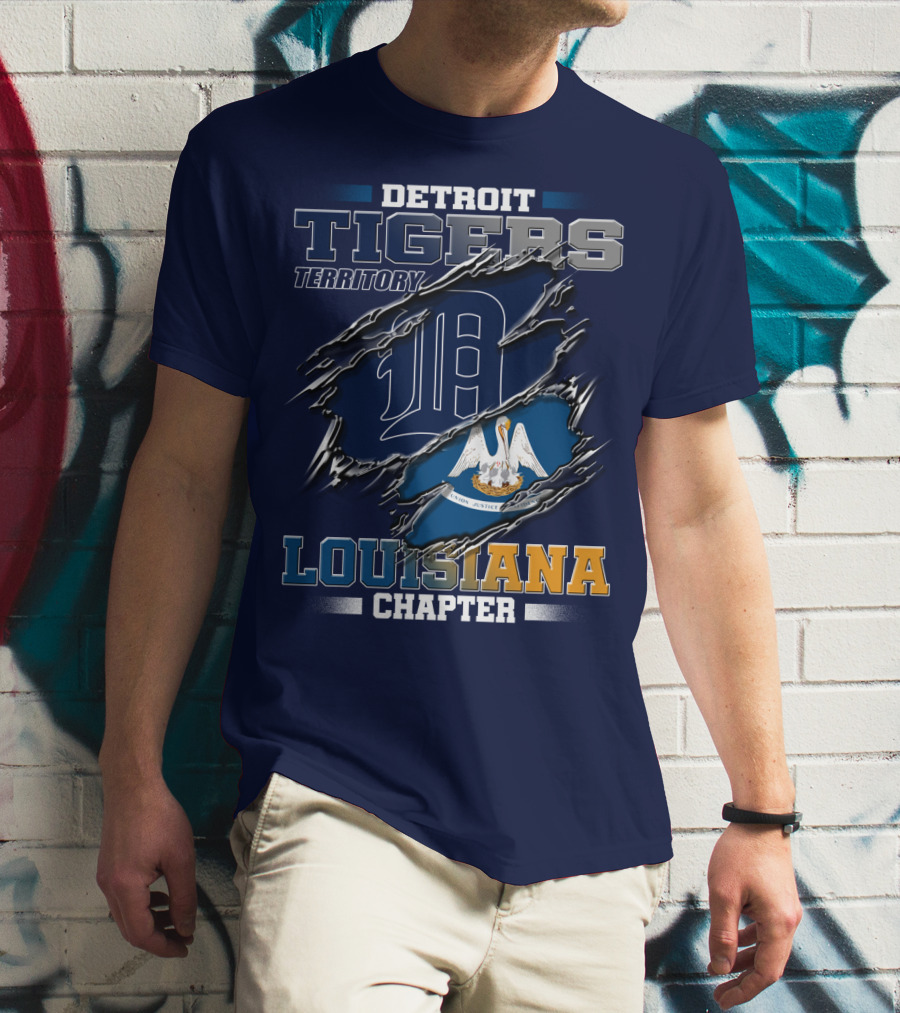 DETROIT TIGERS TERRITORY LOUISIANA CHAPTER T-Shirt
