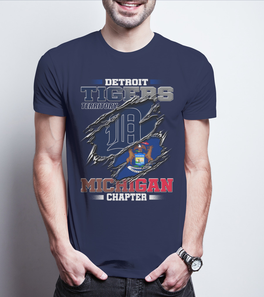 Detroit Tigers Territory Michigan Chapter T-Shirt
