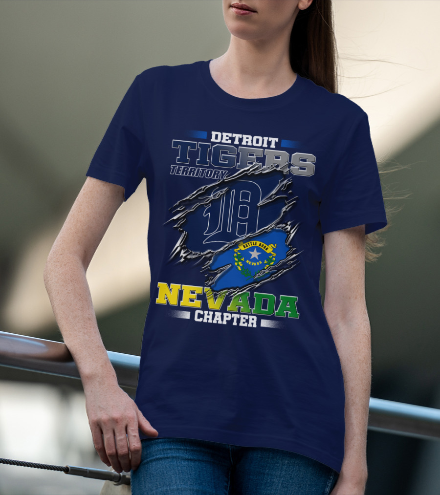 Detroit Tigers Territory Nevada Chapter T-Shirt