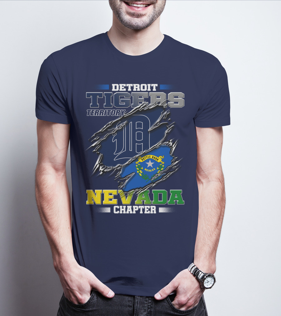 Detroit Tigers Territory Nevada Chapter T-Shirt