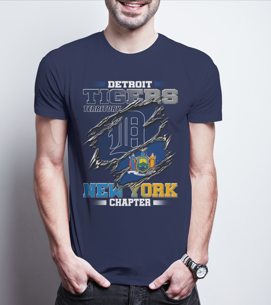 Detroit Tigers Territory New York Chapter T-Shirt