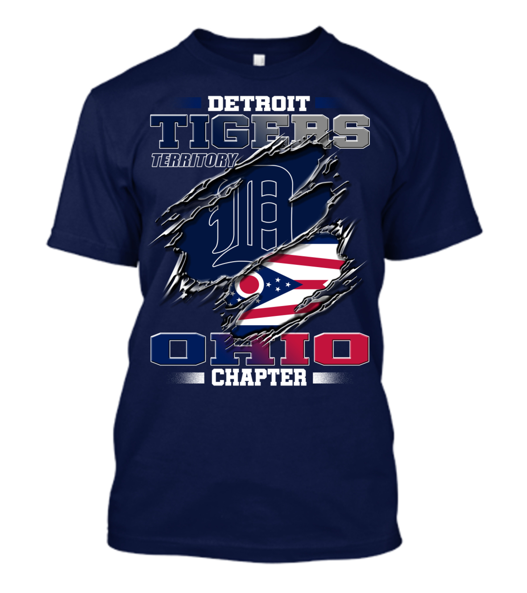 Detroit Tigers Territory Ohio Chapter T-Shirt