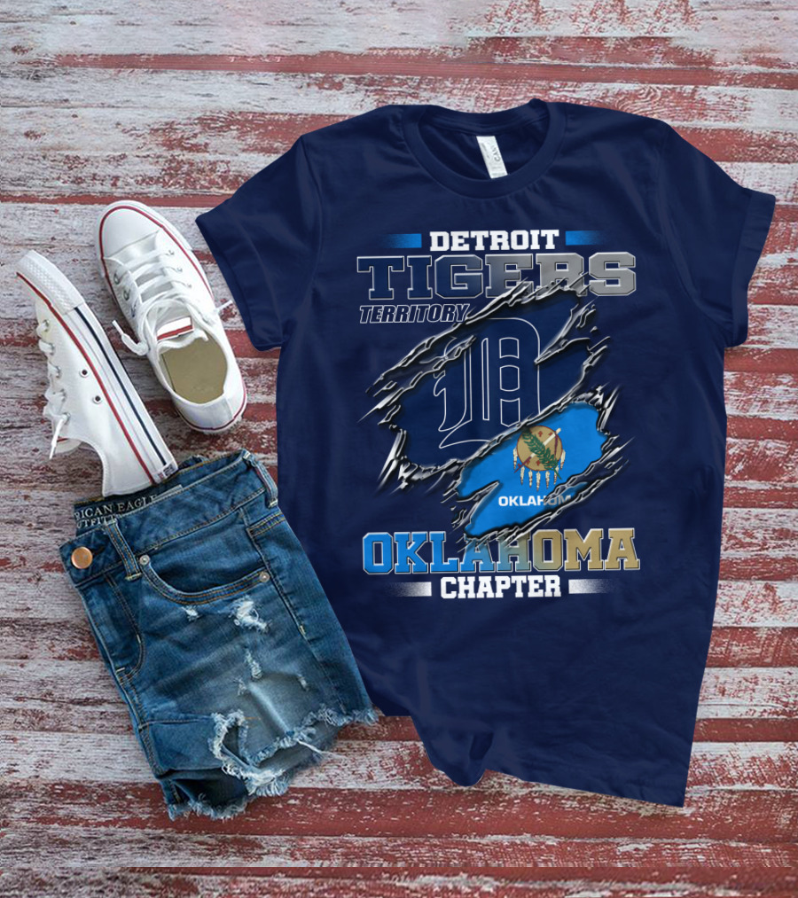 Detroit Tigers Territory Oklahoma Chapter T-Shirt