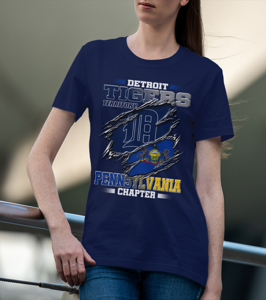 Detroit Tigers Territory Pennsylvania Chapter T-Shirt