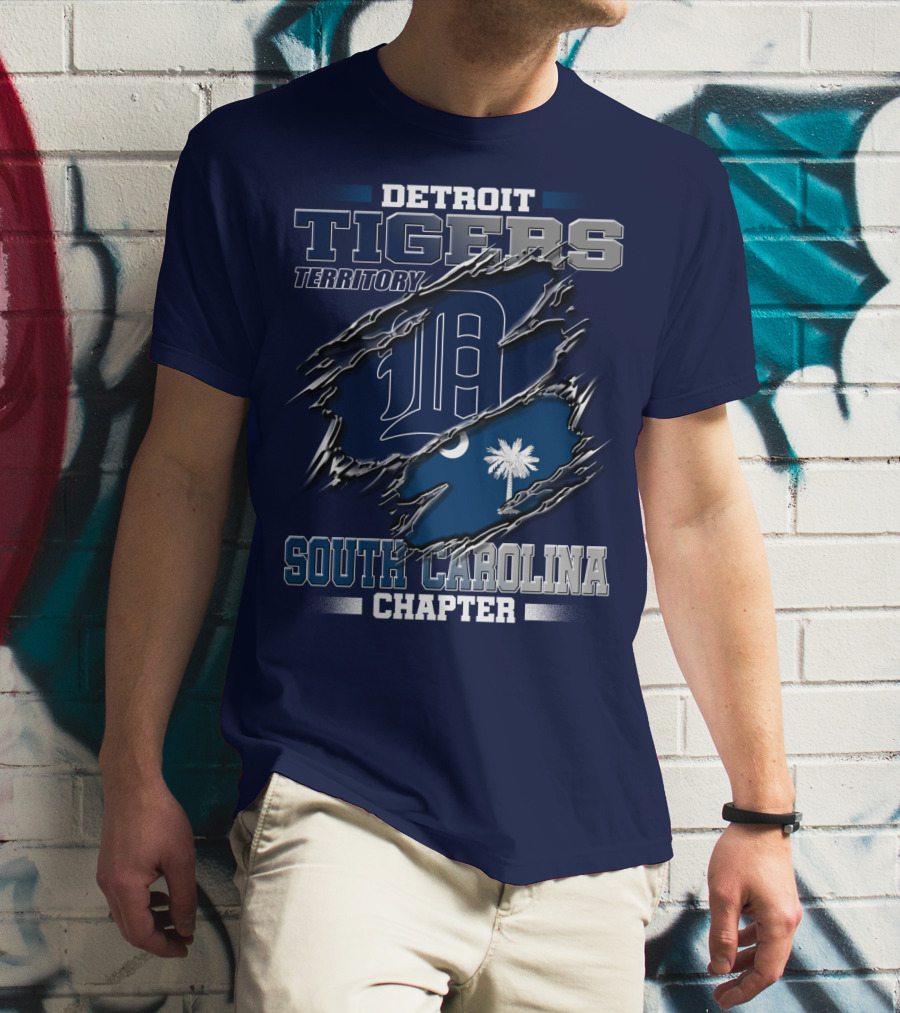 Detroit Tigers Territory South Carolina Chapter T-Shirt