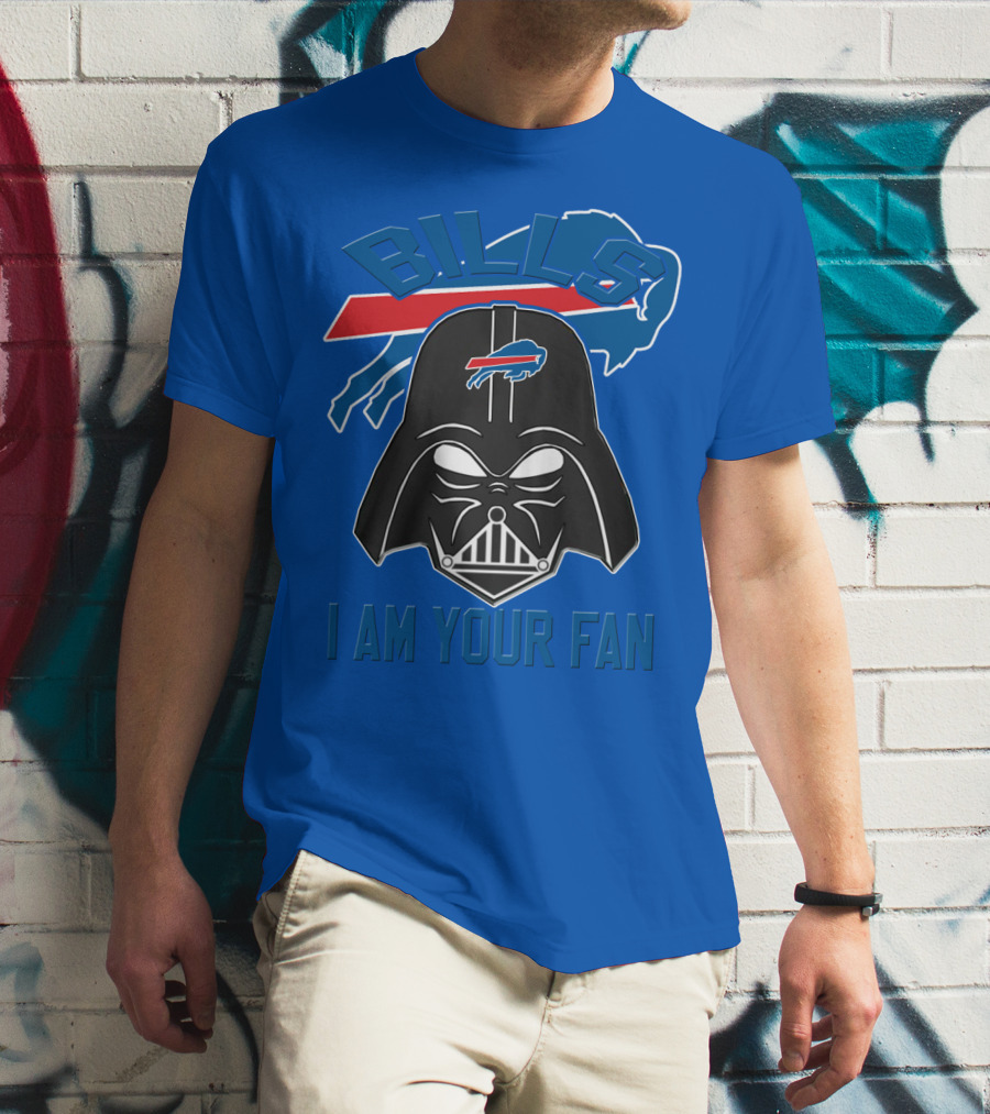 Buffalo Bills I Am Your Fan Darth Vader Helmet Nfl Crossover T-Shirt