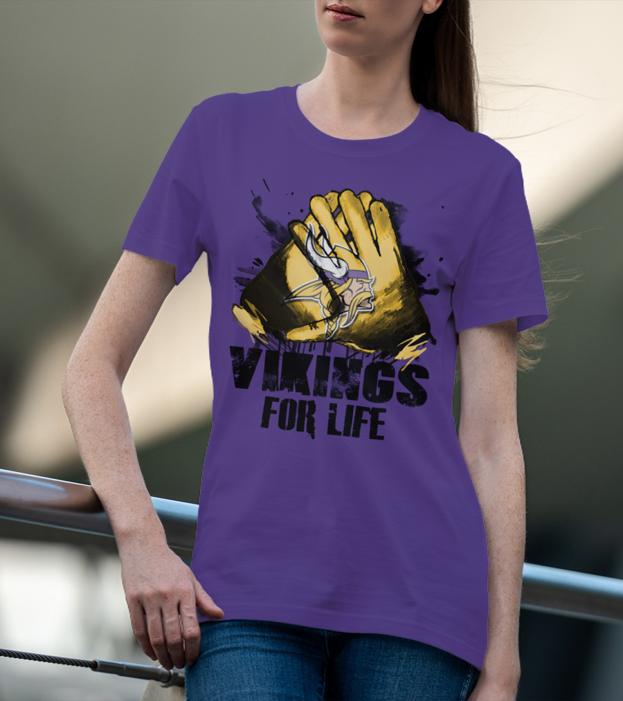 Vikings For Life Minnesota Vikings T-Shirt