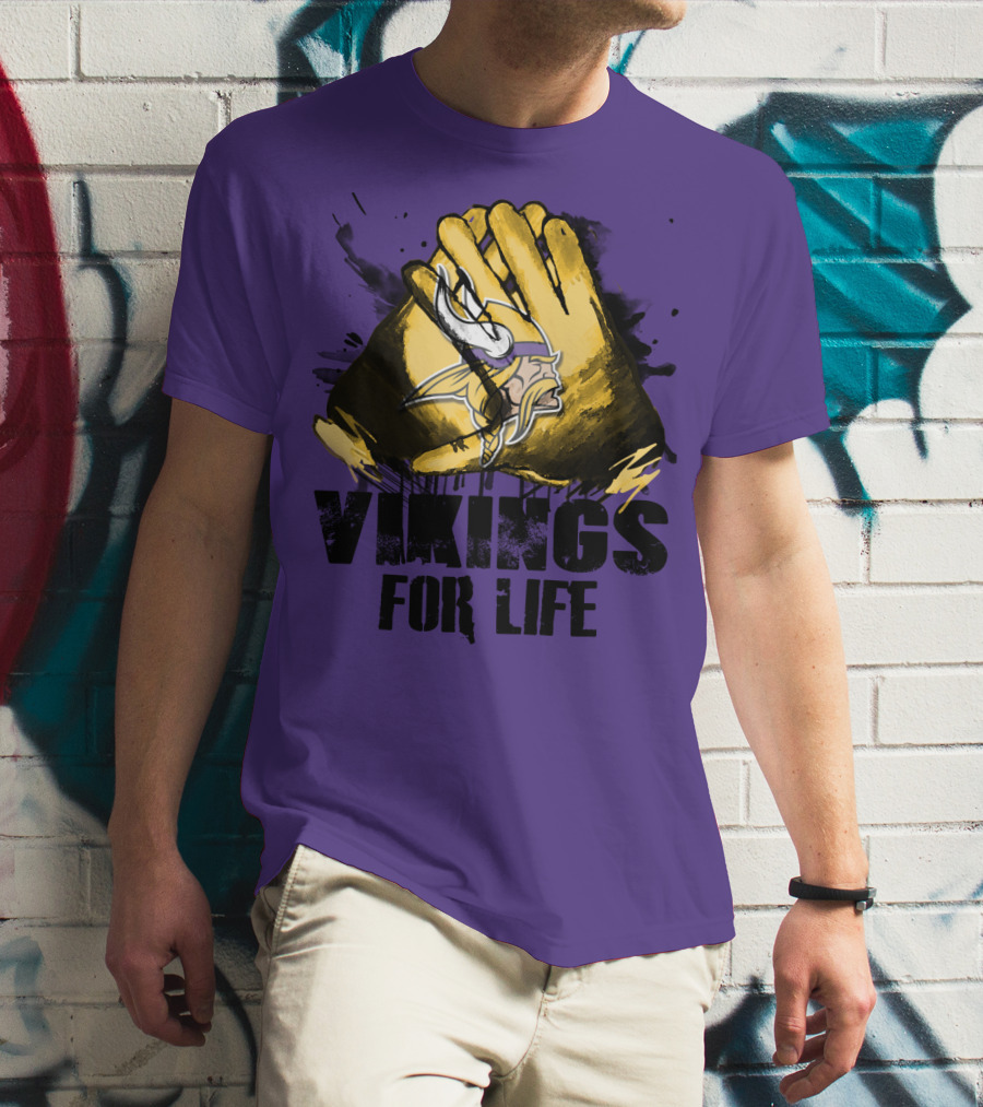 Vikings For Life Minnesota Vikings T-Shirt