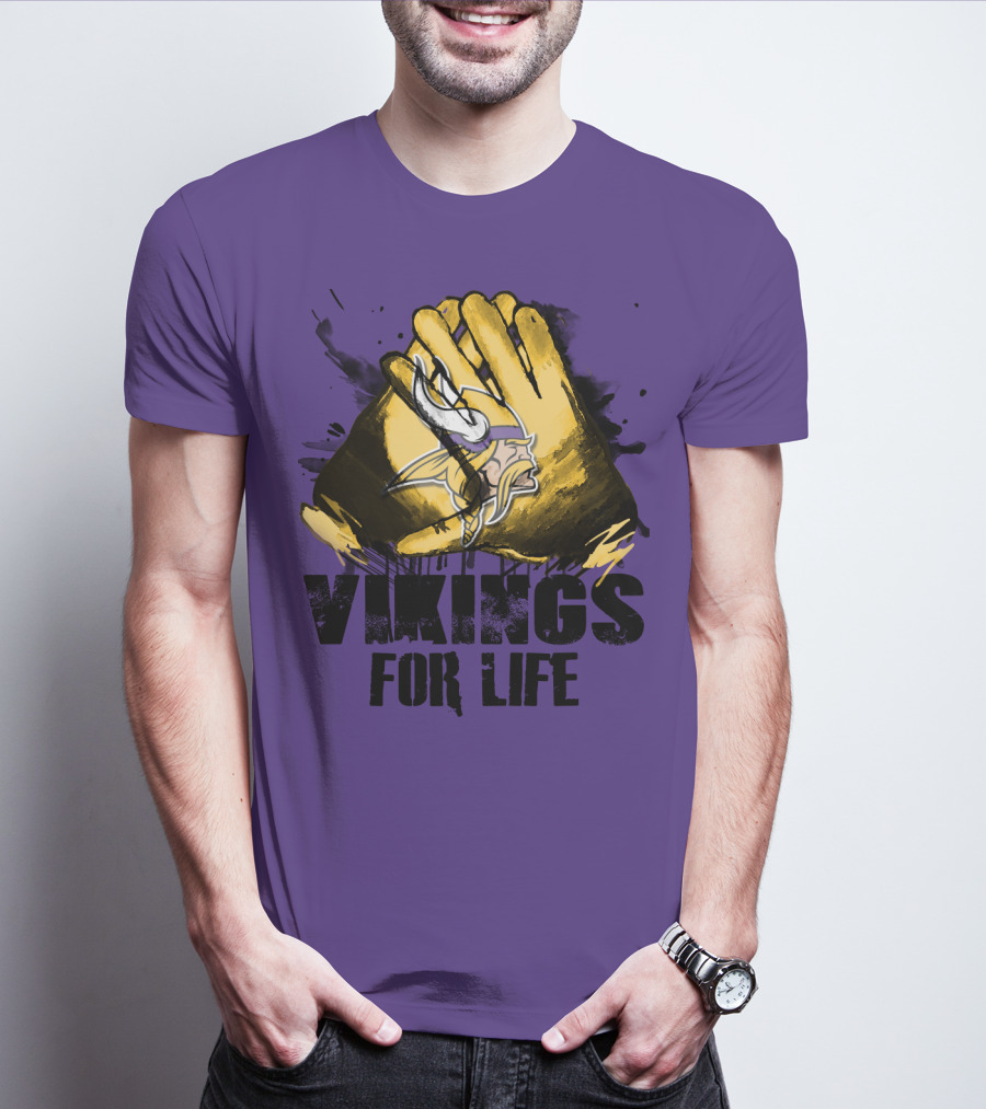 Vikings For Life Minnesota Vikings T-Shirt