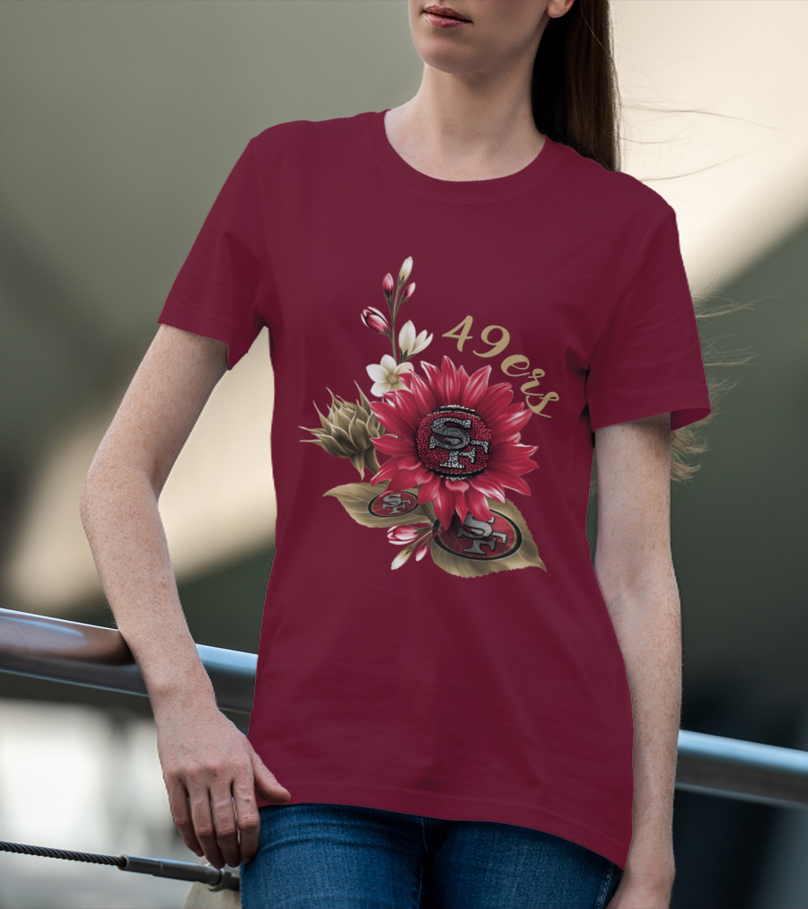 San Francisco 49ers Floral T-Shirt