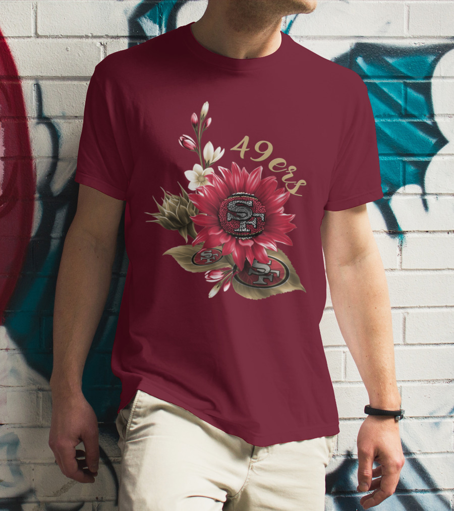San Francisco 49ers Floral T-Shirt