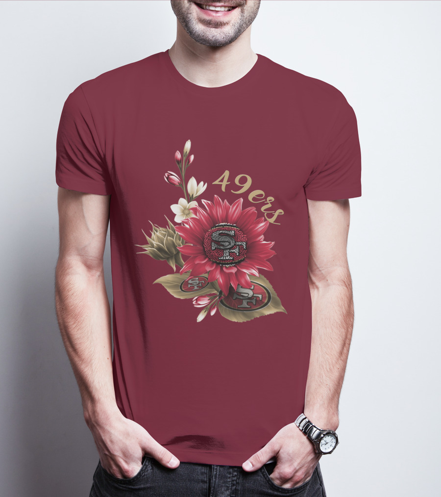 San Francisco 49ers Floral T-Shirt