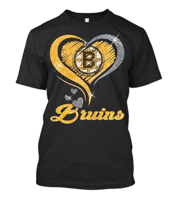 Boston Bruins Heart T-Shirt