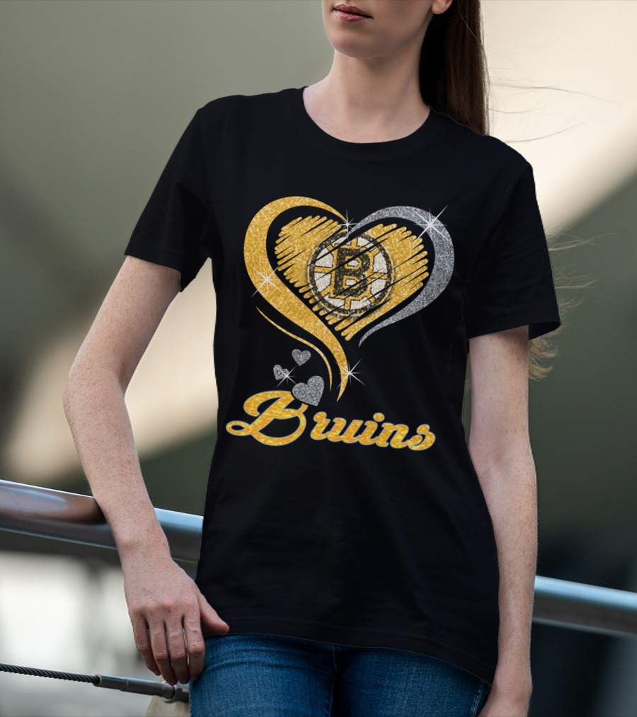Boston Bruins Heart T-Shirt