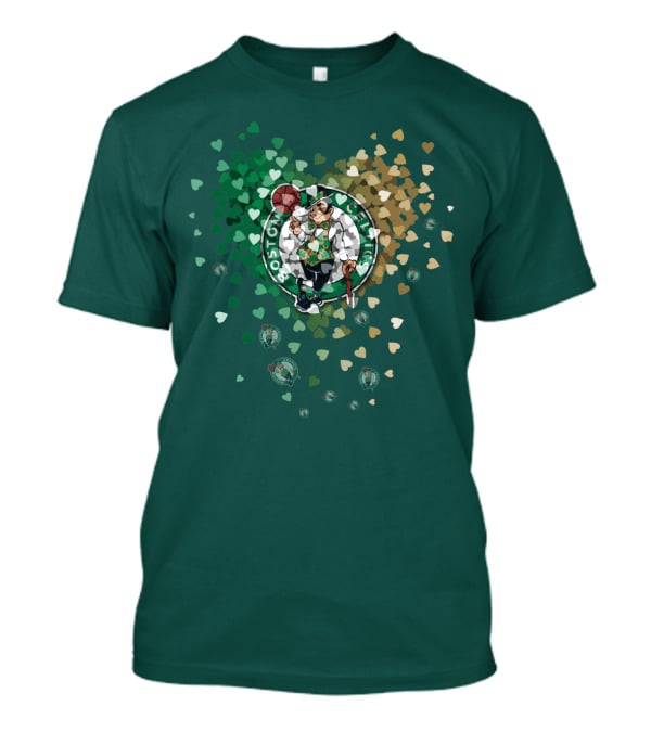 Boston Celtics Heart Logo Burst T-Shirt