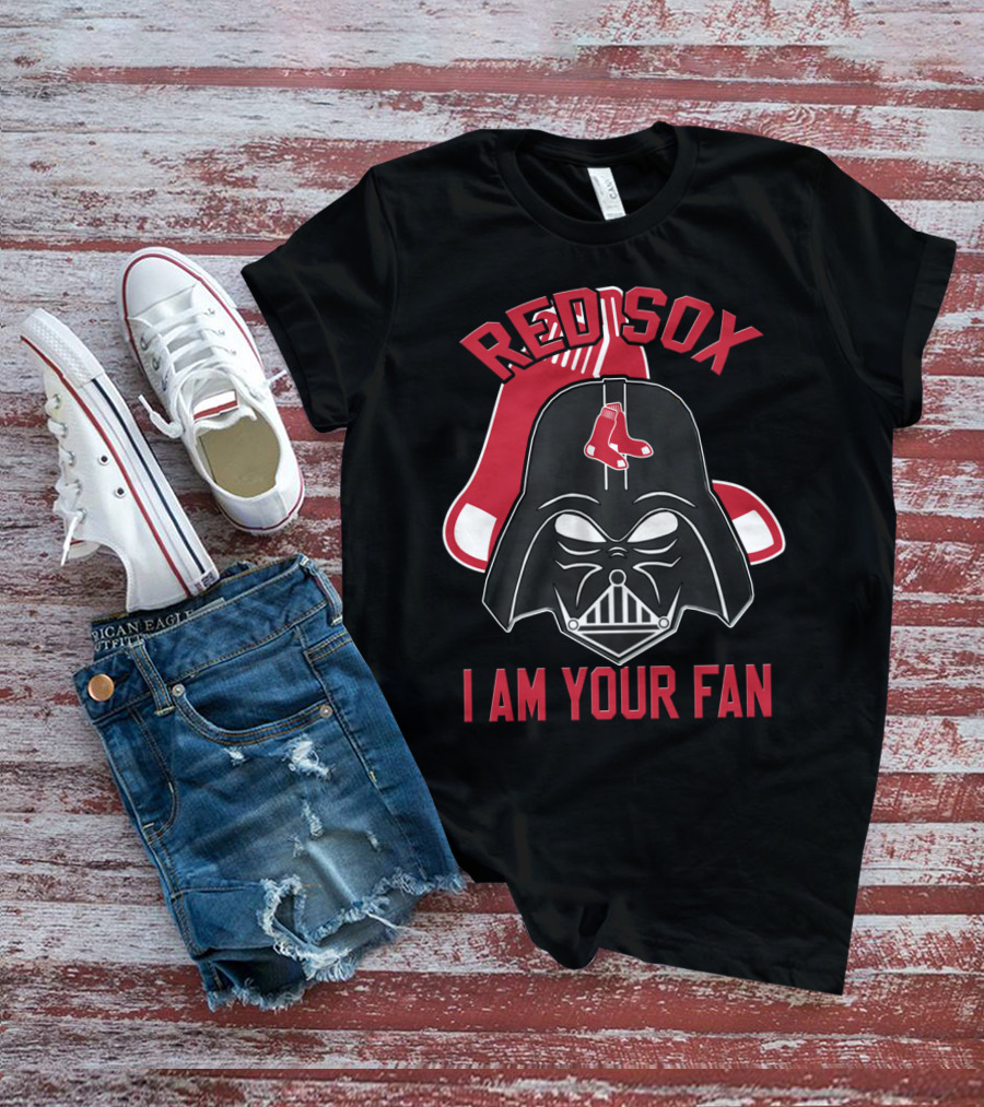 Red Sox I Am Your Fan Darth Vader Baseball Tribute T-Shirt